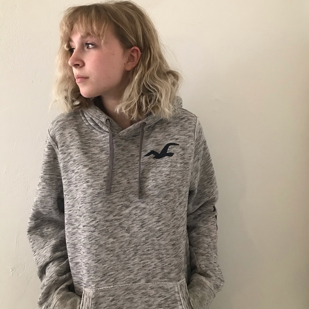 Gray Hollister Hoodie